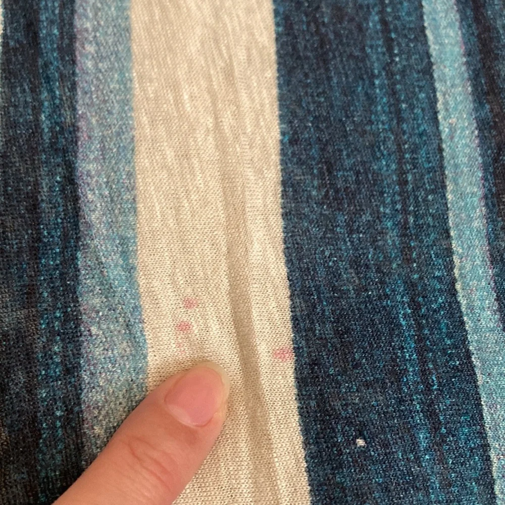 Polo Ralph Lauren Women’s Shawl Striped Open Front Short Sleeve Cardigan  Size S - Picture 14 of 14